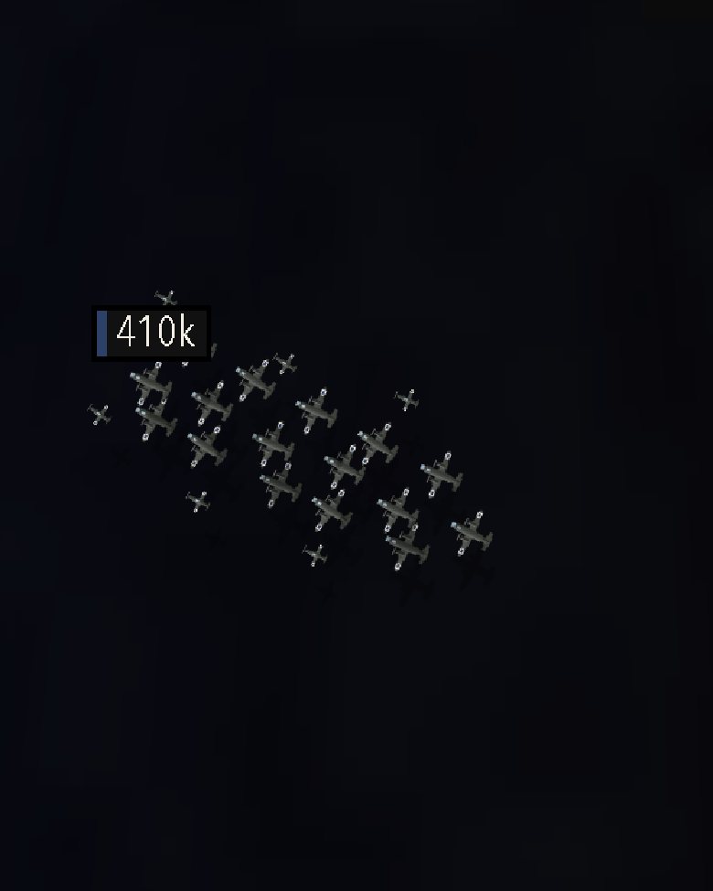 An airlift of transports and fighters